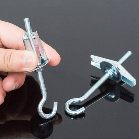 Carbon Steel Hanging Plants Cavity Toggle Wings with Springs Bolts Hanger Ceiling Hook Wall Hooks Wall Fixing Wing 10pcs Carbon Steel Hanging Plants Cavity Toggle Wings with Springs Bolts Hanger Ceiling Hook Wall Hooks Wall Fixing Wing 10pcs